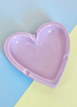 Lavender Candy Heart Tray