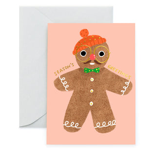 Carolyn Suzuki | Gingerbread Guy Card