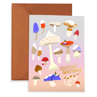 Carolyn Suzuki | Shroomy Winter Card