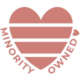 Minority Owned Pink Heart Icon