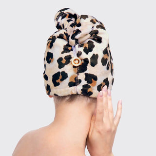 Kitsch | Microfiber Hair Towel - Leopard
