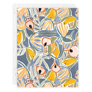 Seedlings | Blue & Yellow Floral Card