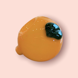 Glass Peach Pipe | Orange