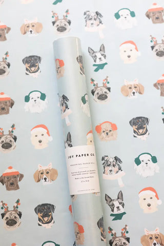 Joy Paper Co. | Holiday Dogs Wrapping Paper