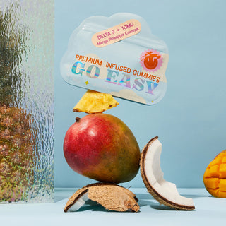Go Easy | 10 MG Delta-9 THC Gummies - Mango Pineapple Coconut